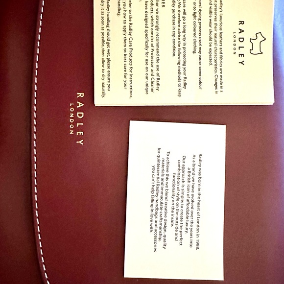 RADLEY LONDON SHOULDER BAG Saddle Bag EQUESTRIAN STYLE in Smooth Leather. - Picture 9 of 16